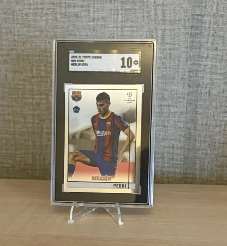 Pedri 2021 Topps Merlin Chrome Refractor