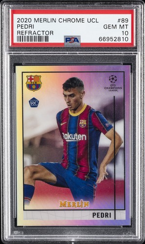 Pedri 2020 Topps Merlin Chrome Refractor
