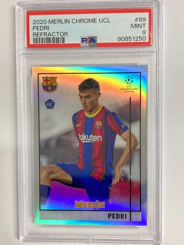 Pedri 2020 Topps Merlin Chrome Refractor
