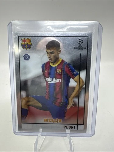 Pedri 2020 Topps Merlin Chrome Silver Chrome