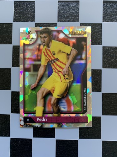 Pedri 2021 Topps Merlin Collection Chrome Atomic /250