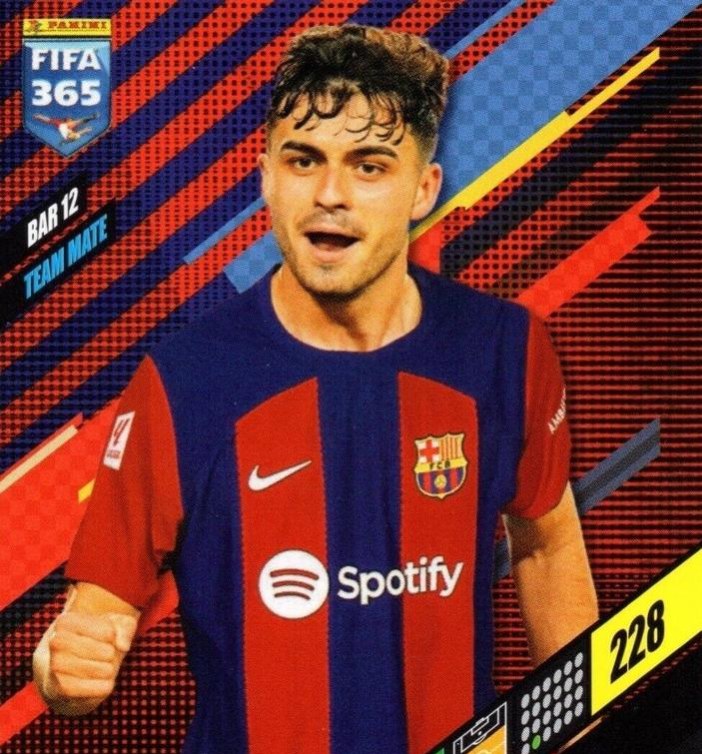 Pedri 2024 Panini Adrenalyn XL FIFA 365