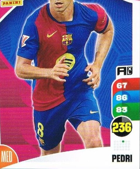 Pedri 2024 Panini Adrenalyn XL La Liga