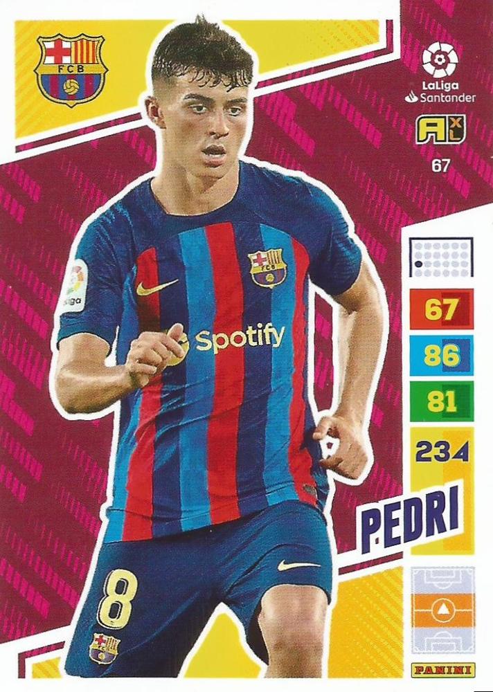 Pedri 2022 Panini Adrenalyn XL La Liga