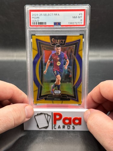 Pedri 2024 Panini Select Gold /10