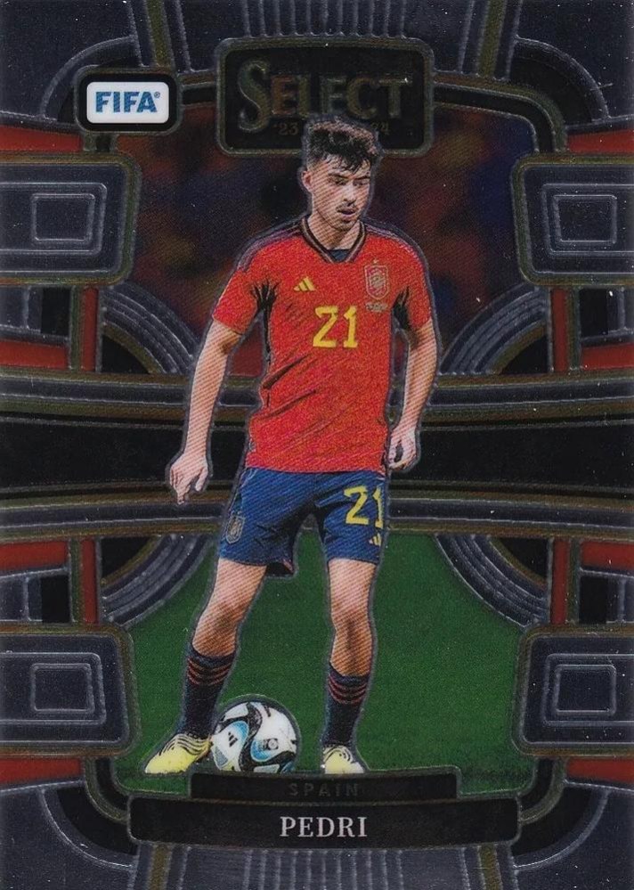 Pedri 2023 Panini Select Set FIFA - Terrace - Peacock