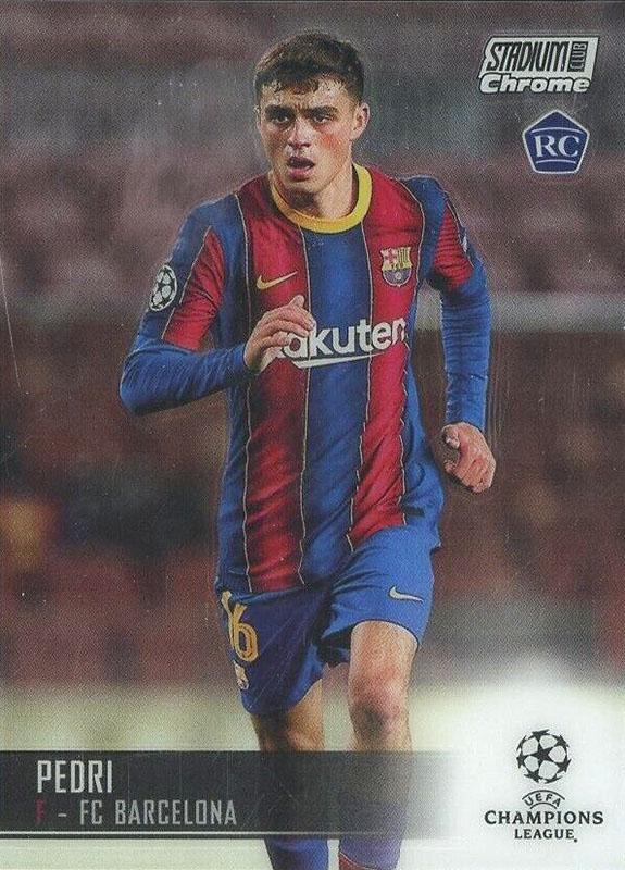 Pedri 2020 Topps Stadium Club Chrome UEFA 26
