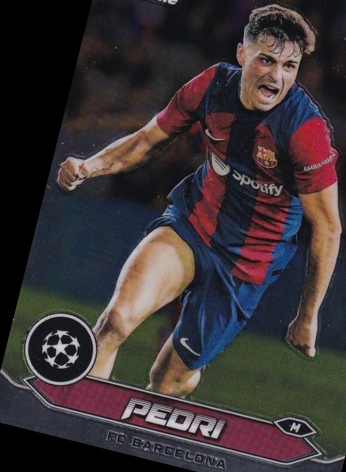 Pedri 2023 Topps Stadium Club Chrome UEFA Champions League
