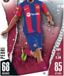 Pedri 2023 Topps Match Attax UEFA Club Competitions