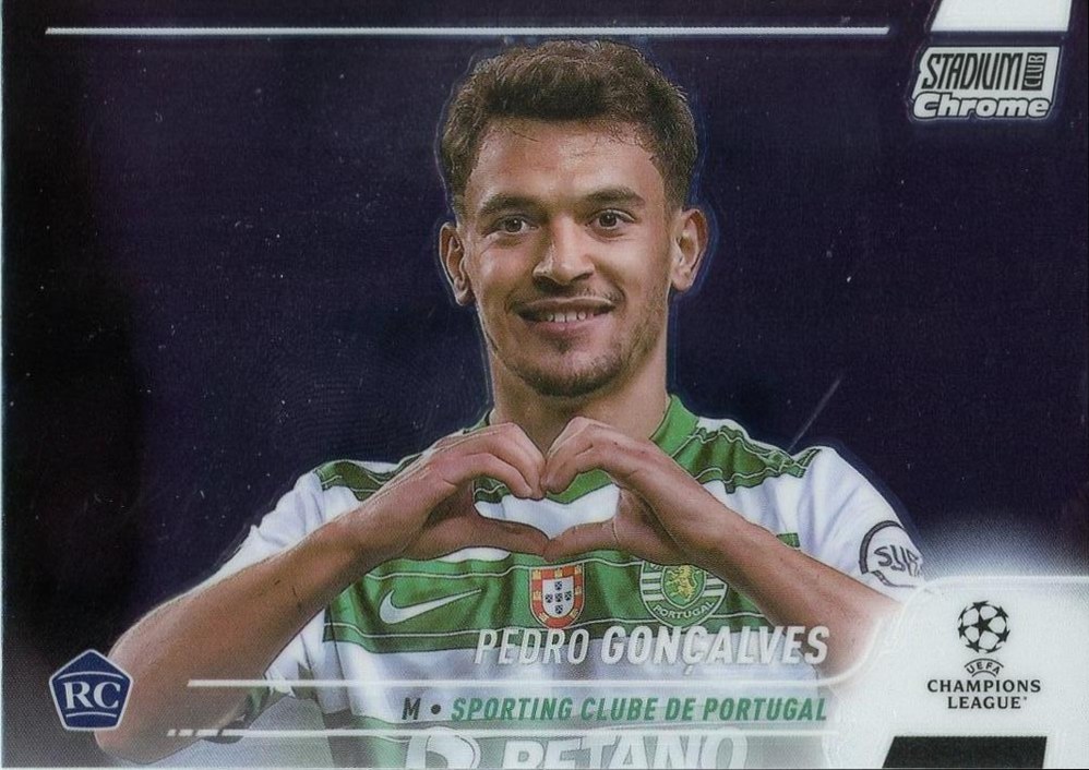 Pedro Gonçalves 2021 Topps Stadium Club Chrome UEFA 34