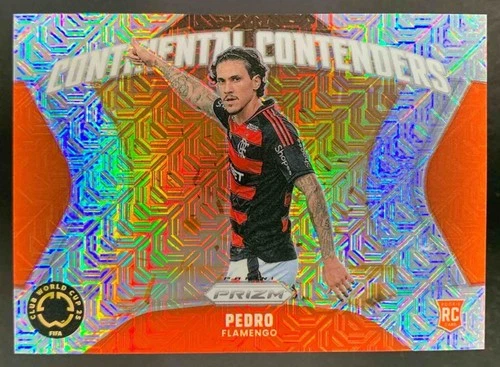 Pedro Neto 2025 Panini Prizm En Fuego Mojo /25