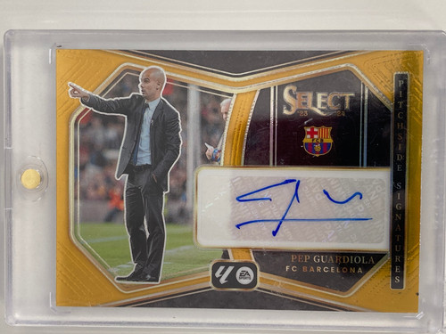 Pep Guardiola 2023 Panini Select Gold /10