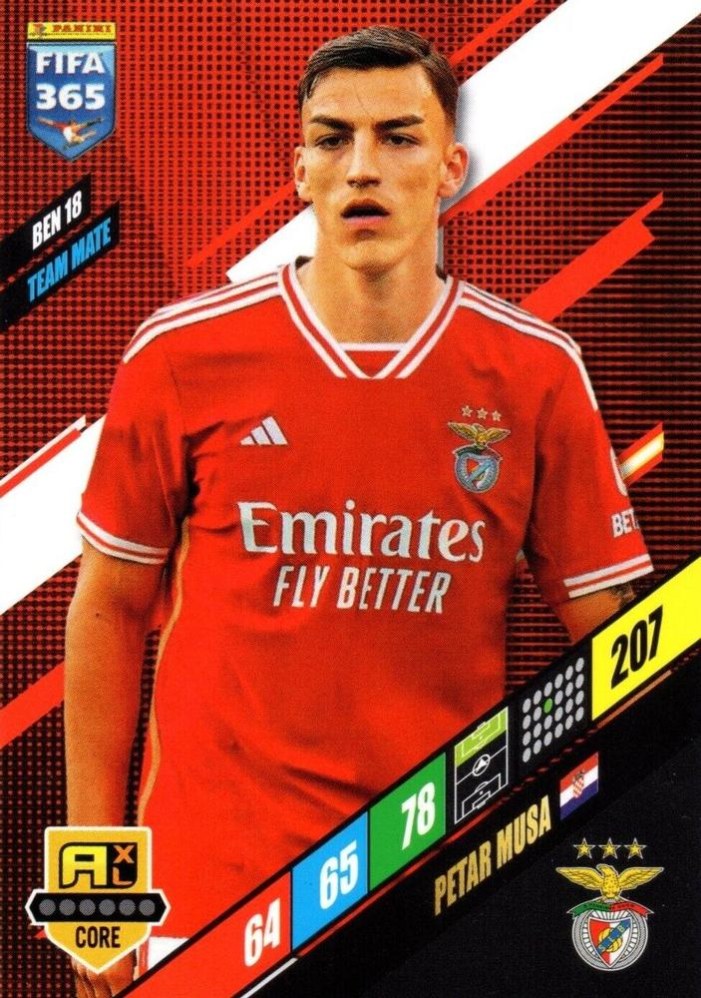 Petar Musa 2024 Panini Adrenalyn XL FIFA 365