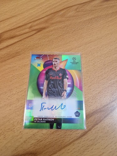 Petar Ratkov 2023 Topps UEFA Champions League Finest Green /99