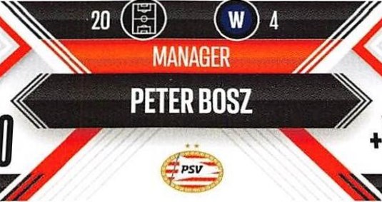 Peter Bosz 2024 Topps Match Attax UEFA Club Competitions Extra