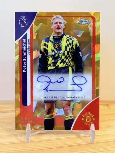 Peter Schmeichel 2026 Topps Chrome Sapphire /50