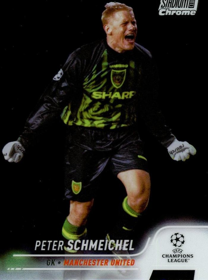 Peter Schmeichel 2021 Topps Stadium Club Chrome UEFA 84