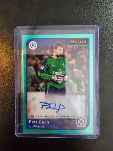 Petr Cech 2024 Topps Merlin Chrome /75