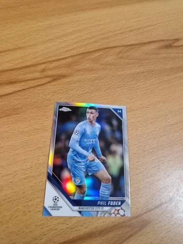 Phil Foden 2021 Topps Chrome Refractor