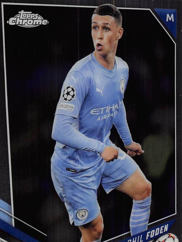 Phil Foden 2021 Topps Chrome UCC 129