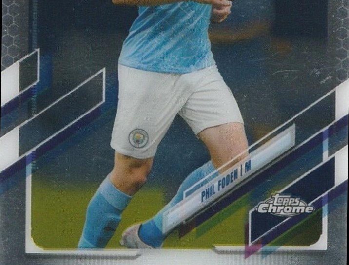 Phil Foden 2020 Topps Chrome UCC 34