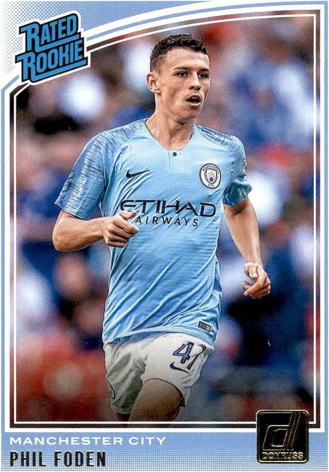 Phil Foden 2018 Panini Donruss Soccer 179