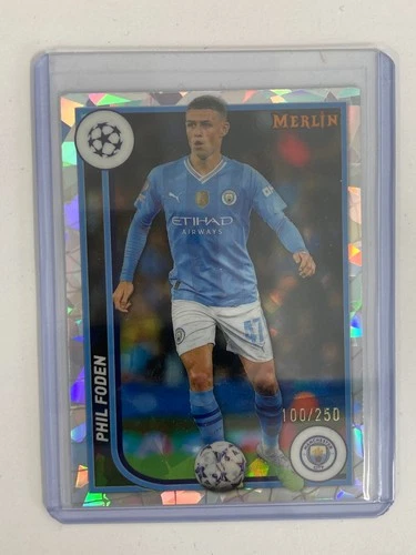 Phil Foden 2024 Topps Merlin Chrome Gold /250