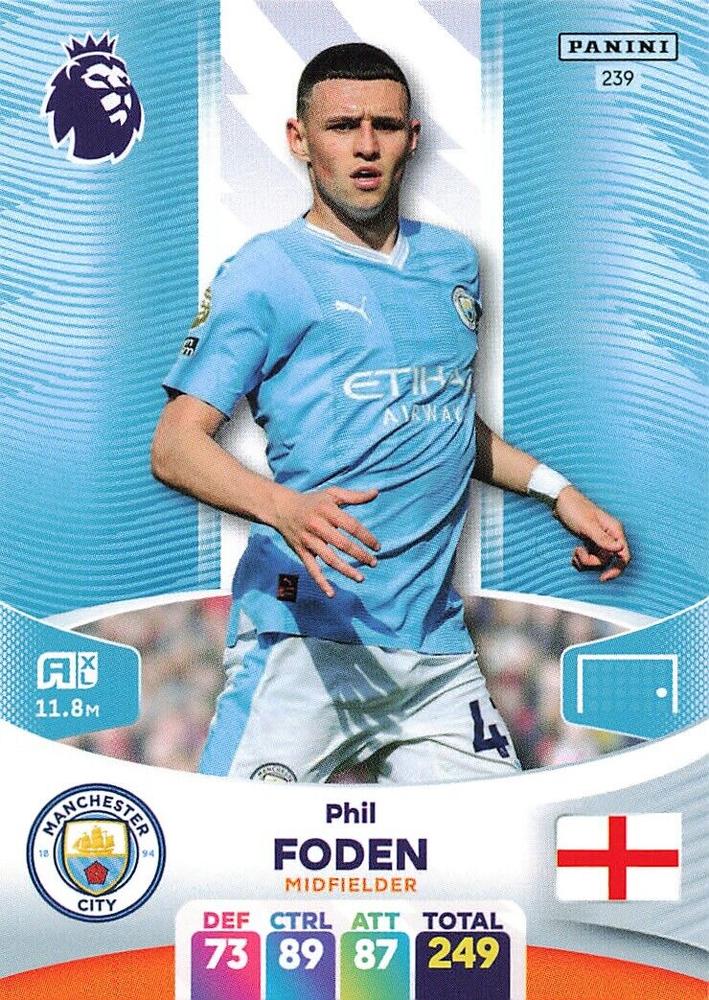 Phil Foden 2024 Panini Adrenalyn XL Premier League