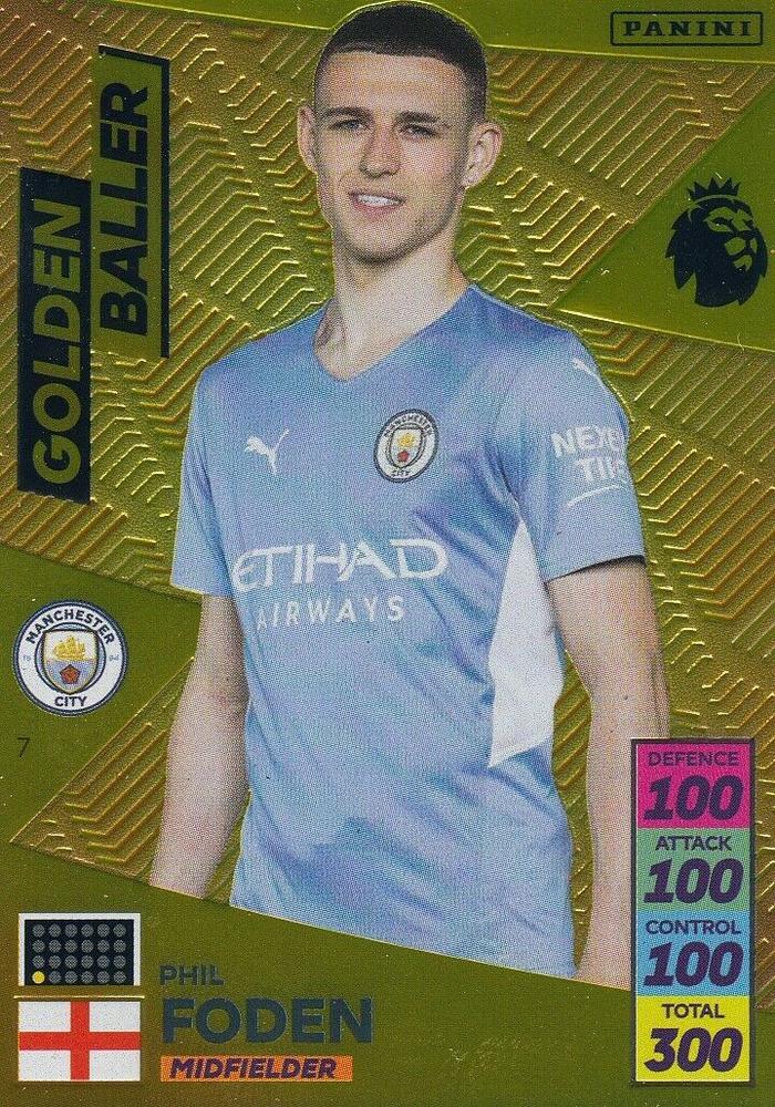 Phil Foden 2021 Panini Adrenalyn XL Premier League