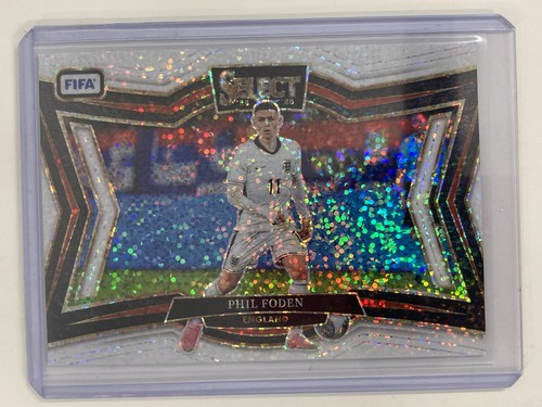 Phil Foden 2024 Panini Select FIFA White Sparkle