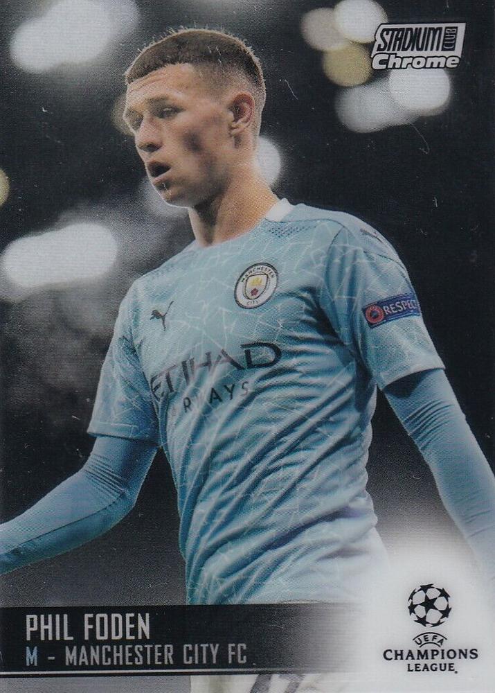 Phil Foden 2020 Topps Stadium Club Chrome UEFA 32