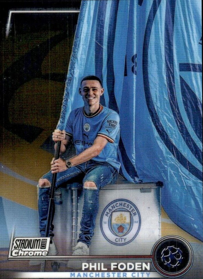 Phil Foden 2022 Topps Stadium Club Chrome UEFA 47