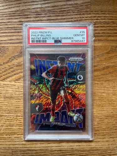 Philip Billing 2022 Panini Prizm Blue Shimmer /8