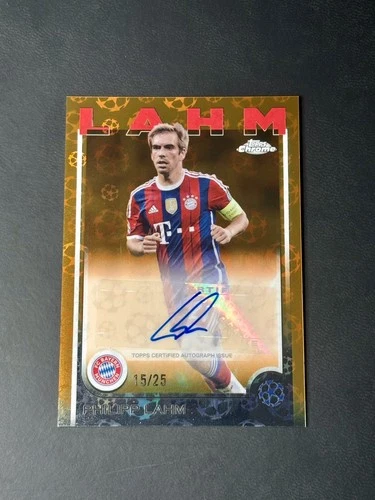 Philip Lahm 2024 Topps Merlin Chrome Gold /25