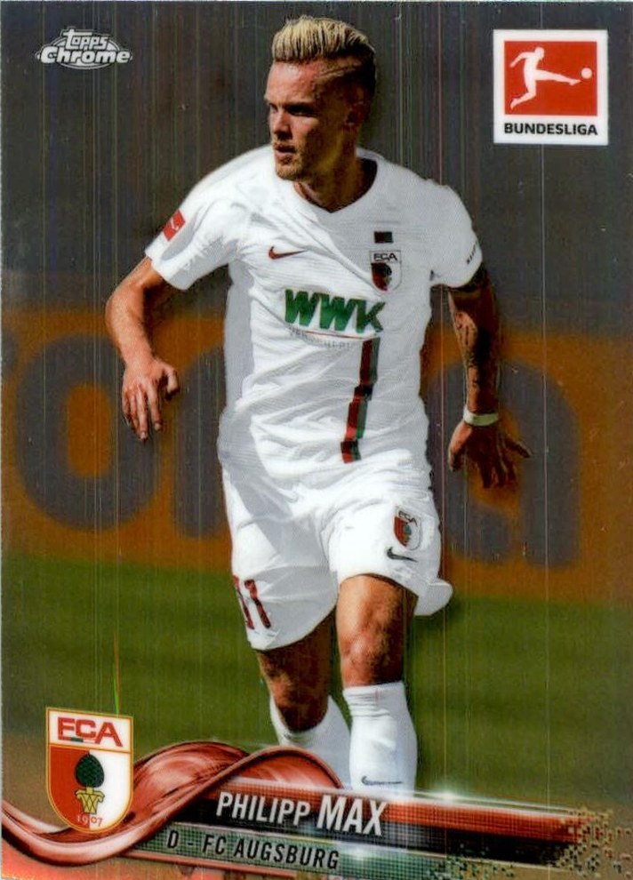 Philipp Max 2018 Topps Chrome Bundesliga 24