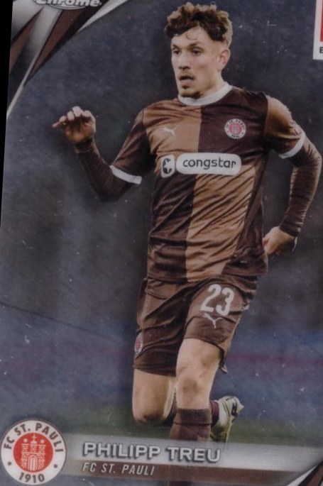 Philipp Treu 2024 Topps Chrome Bundesliga