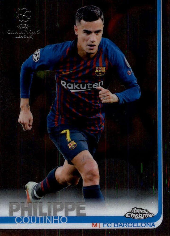 Philippe Coutinho 2018 Topps Chrome UCC 22