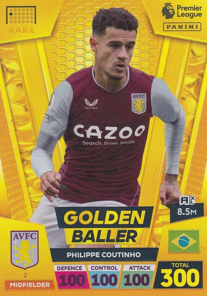 Philippe Coutinho 2023 Panini Adrenalyn XL Premier League