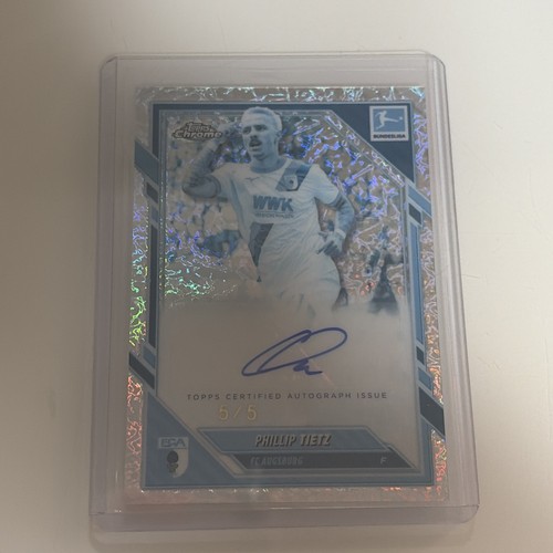 Phillip Tietz 2025 Topps Bundesliga Chrome Frozen Refractor /5