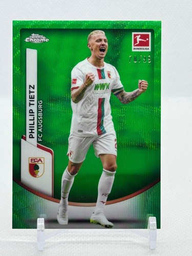 Phillip Tietz 2023 Topps Bundesliga Chrome Green Wave /99