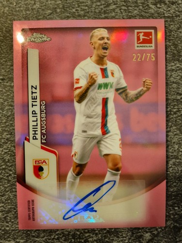 Phillip Tietz 2024 Topps Chrome Bundesliga Pink Refractor /75