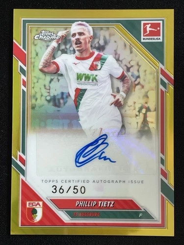 Phillip Tietz 2026 Topps Chrome Gold Refractor /50