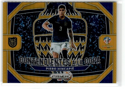 Piero Hincapié 2024 Panini Prizm Copa America Gold /10