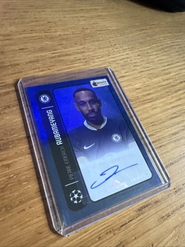 Pierre-Emerick Aubameyang 2022 Topps Merlin Chrome /49