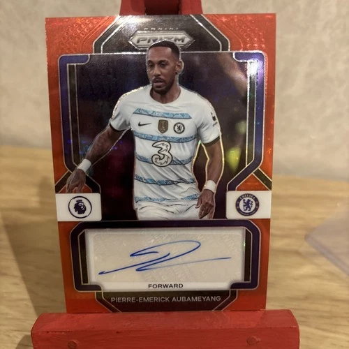 Pierre-Emerick Aubameyang 2022 Panini Prizm Red #S-PEA