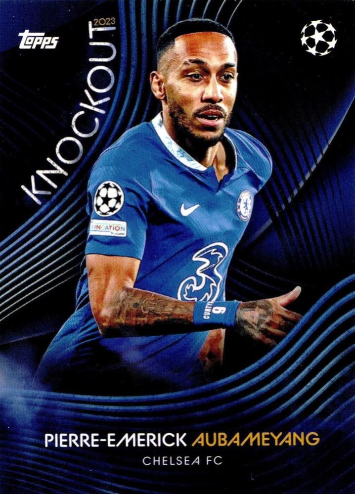 Pierre Emerick Aubameyang 2023 Topps Knockout UEFA Champions League