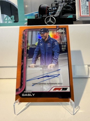 Pierre Gasly 2025 Topps Chrome F1 Orange /25