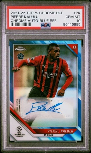 Pierre Kalulu 2021 Topps Chrome Blue /150