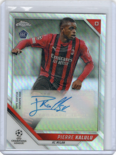 Pierre Kalulu 2021 Topps Chrome Refractor