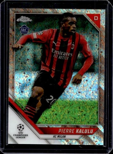 Pierre Kalulu 2021 Topps Chrome UEFA Gold Pink Diamond Refractor /125